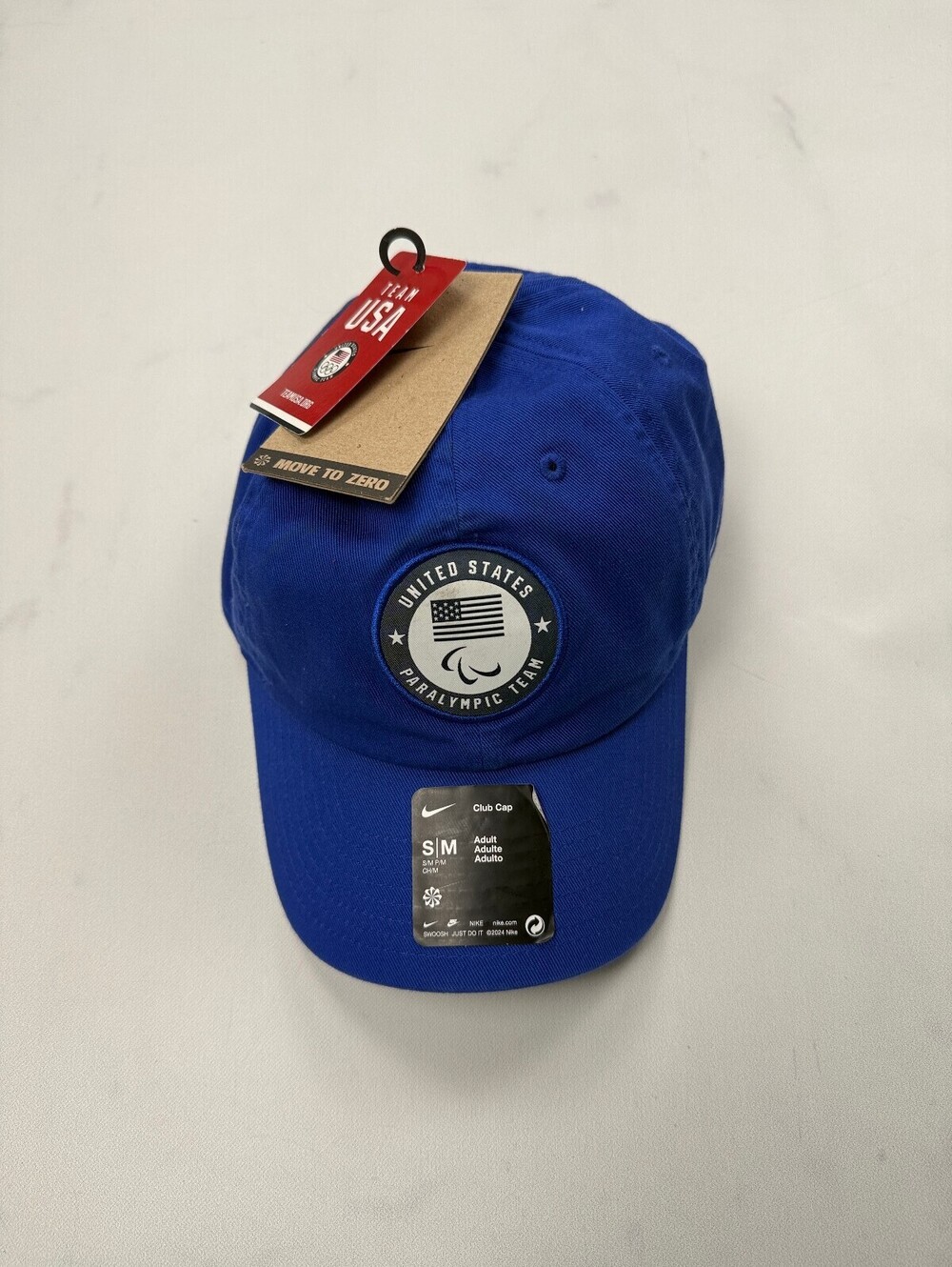 Nike United States Paralympic Team Trucker Hat Royal Blue 2000s Americana - S/M